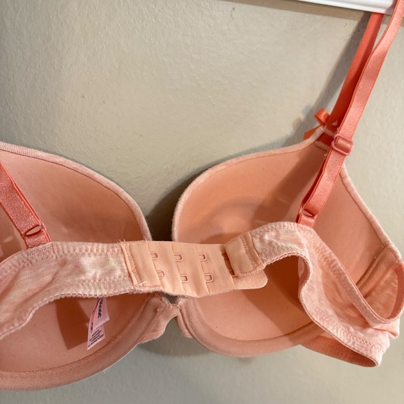 La Vie En Rose Heather Pink Cotton T-Shirt Bra with Underwire 32B - Picture 9 of 11